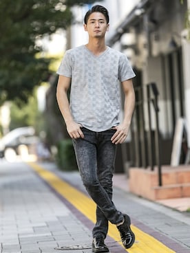 「A.S.M（エーエスエム）のアイテム」を使った、admix_japanさん（メンズ・182cm）の春コーディネート