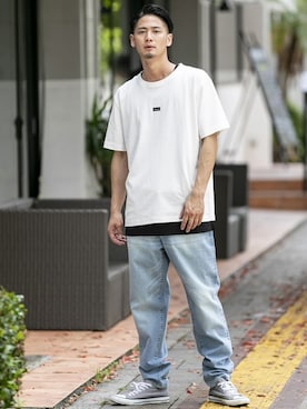 「A.S.M（エーエスエム）のアイテム」を使った、admix_japanさん（メンズ・182cm）の夏コーディネート