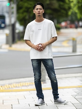 「フォローミー」｜admix_japanさん（メンズ・182cm）の夏コーディネート