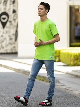 「A.S.M（エーエスエム）のアイテム」を使った、admix_japanさん（メンズ・182cm）の夏コーディネート