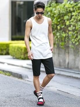 「A.S.M（エーエスエム）のアイテム」を使った、admix_japanさん（メンズ・182cm）の夏コーディネート