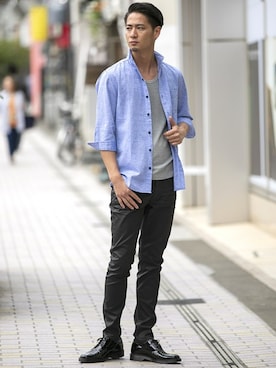 「A.S.M（エーエスエム）のアイテム」を使った、admix_japanさん（メンズ・182cm）の夏コーディネート