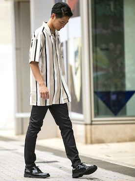 「A.S.M（エーエスエム）のアイテム」を使った、admix_japanさん（メンズ・182cm）の夏コーディネート