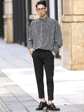 「A.S.M（エーエスエム）のアイテム」を使った、admix_japanさん（メンズ・182cm）の秋コーディネート