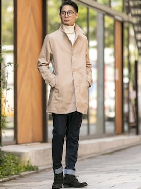 「A.S.M（エーエスエム）のアイテム」を使った、admix_japanさん（メンズ・182cm）の秋コーディネート