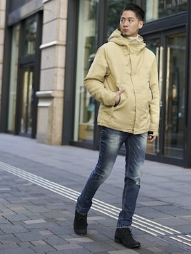 「アイテム（マウンテンパーカー）」を使った、admix_japanさん（メンズ・182cm）の秋コーディネート