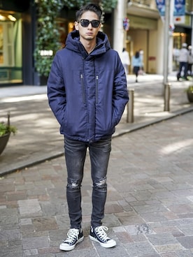 「asm」｜admix_japanさん（メンズ・182cm）の秋コーディネート