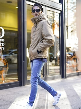 「A.S.M（エーエスエム）のアイテム」を使った、admix_japanさん（メンズ・182cm）の秋コーディネート