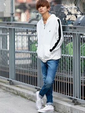 「A.S.M（エーエスエム）のアイテム」を使った、admix_japanさん（メンズ・182cm）の春コーディネート