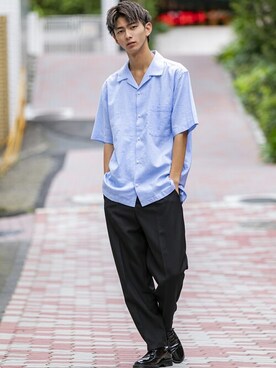 「Beno（ビーノ）のアイテム」を使った、admix_japanさん（メンズ・182cm）の夏コーディネート