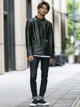 London Denim（ロンドンデニム）の「シープ レザー シングル