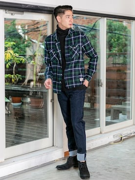 「A.S.M（エーエスエム）のアイテム」を使った、admix_japanさん（メンズ・182cm）の秋コーディネート