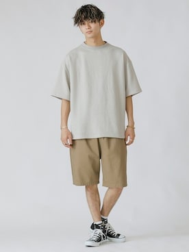 「ワッフル」｜admix_japanさん（メンズ・182cm）の夏コーディネート