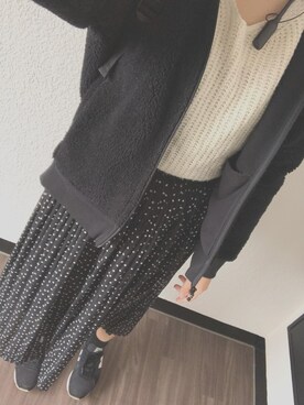 「アイテム（ブルゾン）」を使った、Yumさん（レディース・165cm・10代）の秋コーディネート