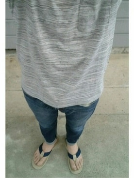 「Sperry   （スペリー）のアイテム（サンダル）」を使った、teruさん（メンズ・173cm）の夏コーディネート