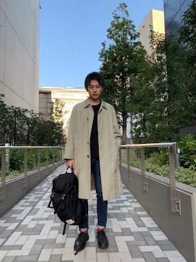 「Paul Smith（ポールスミス）のアイテム（スウェット）」を使った、yamanさん（メンズ・170cm）の冬コーディネート