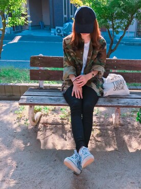 「Daniel Wellington（ダニエルウェリントン）の販売終了クラシックペティット アッシュフィールド32mm（アナログ腕時計）」を使った、3ik1tyyyさん（レディース・163cm）の秋コーディネート