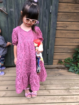 「BdeR（ビーデアール）のアイテム」を使った、りぃちゃんさん（キッズ・100cm）の夏コーディネート