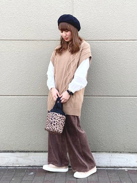 studio CLIP chieさん（レディース・156cm）の冬コーディネート