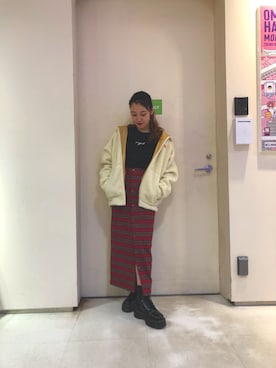 韮澤未歩さんのコーディネート