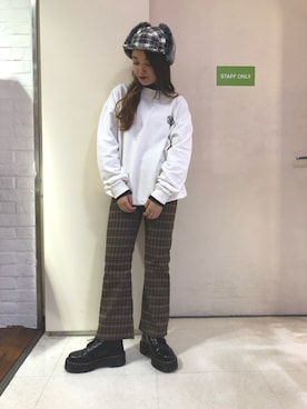 韮澤未歩さんのコーディネート