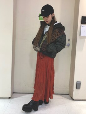 韮澤未歩さんのコーディネート