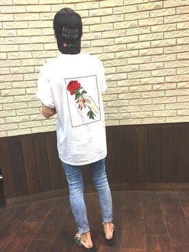 「MSGM（エムエスジーエム）のアイテム（サンダル）」を使った、こぺさん（メンズ・168cm）の夏コーディネート