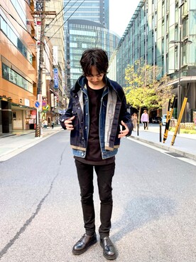 Sacaiのデニムジャケットを使った人気ファッションコーディネート - WEAR