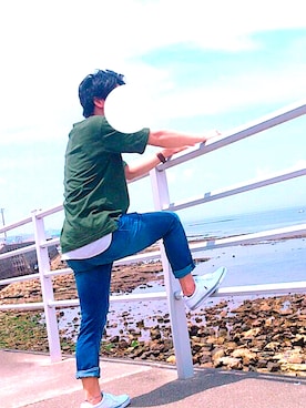 KUMAさん（メンズ・160cm）の春コーディネート