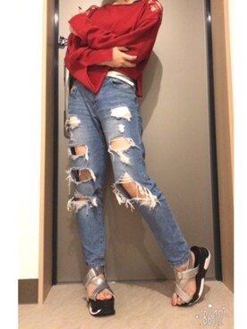 Kさん（レディース・160cm）の春コーディネート