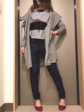 Kさん（レディース・160cm）の春コーディネート