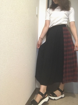 「oneway glamorous（ワンウェイグラマラス）のアイテム」を使った、Kさん（レディース・160cm）の夏コーディネート