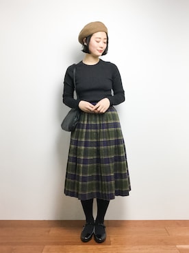 クボヤさん(レディース・157cm)の冬コーディネート