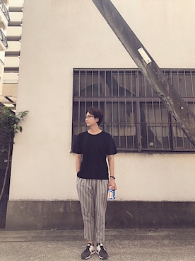 「NIKE INTERNATIONALIST」｜vinceさん（メンズ・180cm）の夏コーディネート