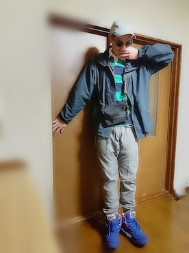 「ラガーシャツ」｜yu-taaさん（メンズ・182cm）の春コーディネート