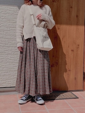 M。さん（レディース・149cm）の春コーディネート