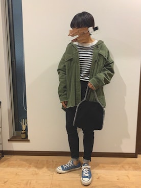 M。さん（レディース・149cm）の春コーディネート