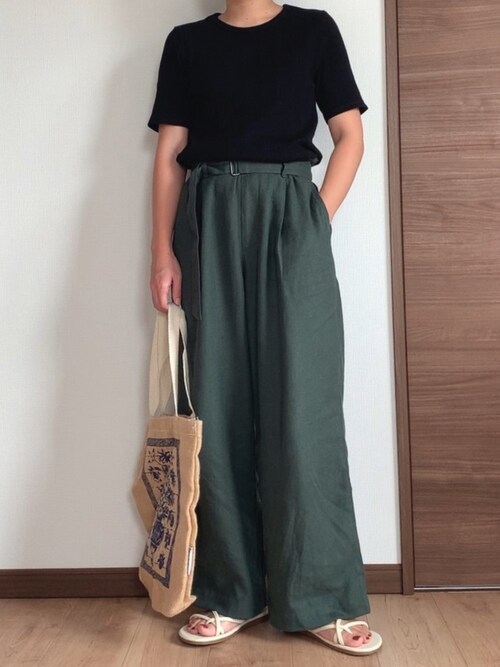 M ユニクロのパンツを使ったコーディネート Wear