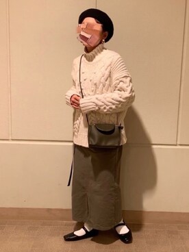 M。さん（レディース・149cm）の冬コーディネート