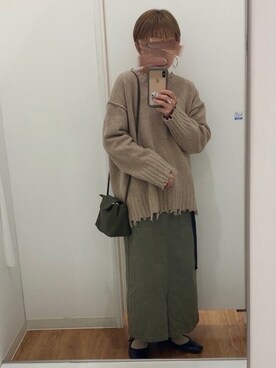 M。さん（レディース・149cm）の冬コーディネート