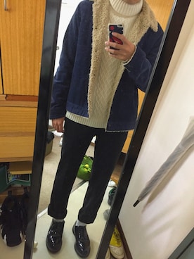 「OSHKOSH（オシュコシュ）のアイテム（ジャケット/アウター）」を使った、ㅅかぐちさん（メンズ・175cm）の冬コーディネート