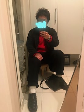 「JOURNAL STANDARD relume（ジャーナルスタンダード　レリューム）のアイテム（チェスターコート）」を使った、KOKOJIさん（メンズ・158cm）の冬コーディネート