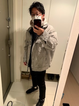 「NIKE（ナイキ）のナイキ エア マックス 95 プレミアム コントラスト ウィメンズシューズ / NIKE AIR MAX 95 PREMIUM CONTRAST（スニーカー）」を使った、KOKOJIさん（メンズ・158cm）の春コーディネート