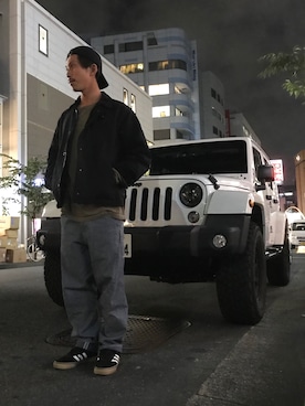 「DANKE SCHON（ダンケシェーン）のアイテム（帽子）」を使った、よしやす(34歳)さん（メンズ・175cm）の秋コーディネート