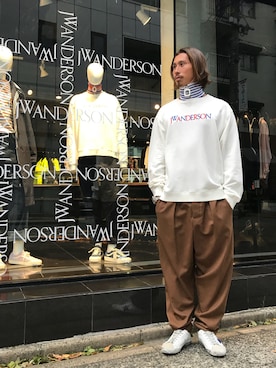 「アイテム（チョーカー、ホワイト系）」を使った、よしやす(34歳)さん（メンズ・175cm）の夏コーディネート