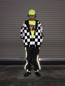「DANKE SCHON（ダンケシェーン）のアイテム（その他アウター）」を使った、よしやす(34歳)さん（メンズ・175cm）の冬コーディネート