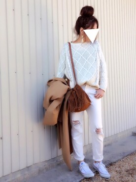 Sari☺︎さん（レディース・166cm）の冬コーディネート