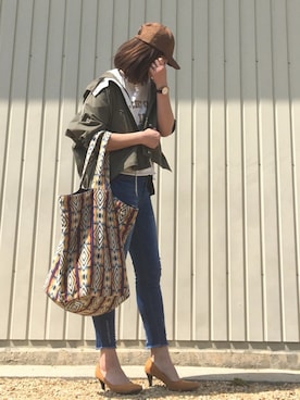 Sari☺︎さん（レディース・166cm）の春コーディネート