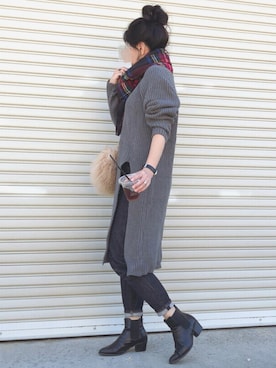 「zozoデニム」｜「アイテム（雑貨/ホビー）」を使った、Sari☺︎さん（レディース・166cm）の秋コーディネート