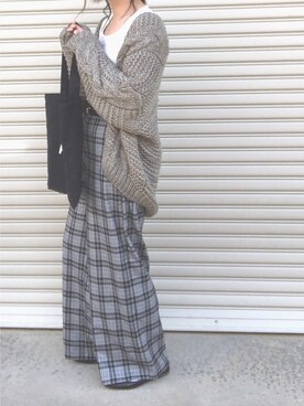 Sari☺︎さん（レディース・166cm）の冬コーディネート